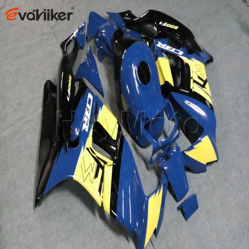 

ABS Plastic Bodywork Set for CBR600F3 1997 1998 CBR600 F3 1997 1998 blue yellow ABS Plastic motorcycle fairing