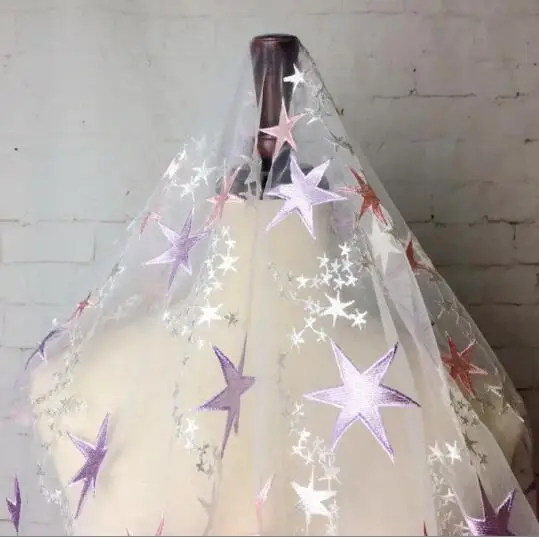 5 ярдов Лидер продаж белая розовая фиолетовая африканская кружевная сетчатая