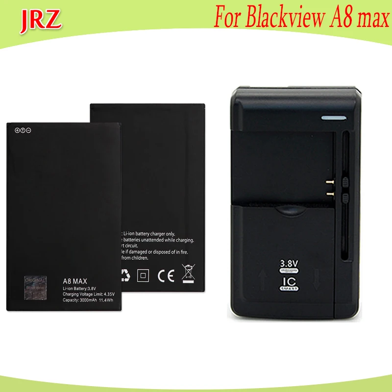 JRZ LOT = 1PC 3 8 V 3000mAh батарея для Blackview A8 Max телефонные сменные батареи + универсальное