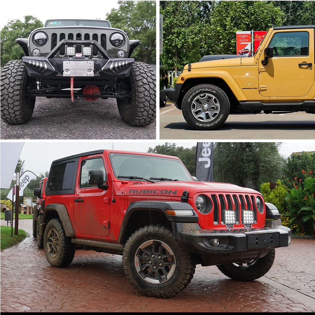 1 Pair 160W Waterproof Truck Driving Led Square Shape Off-road Vehicles Accessories Light Bar Easy Install Ships Boat Dustproof |