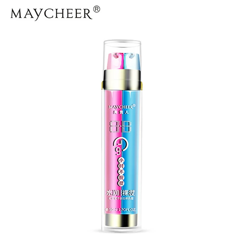 MAYCHEER двойная трубка BB крем для макияжа Жидкая основа лица под макияж увлажняющий