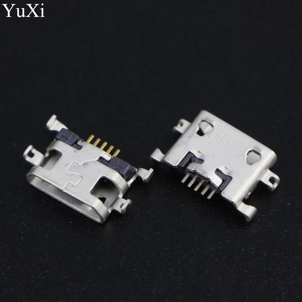YuXi 100 шт. Micro USB разъем для зарядки мини-разъем док-разъем lenovo A798T A590 A808 A706T A670T S890 S820