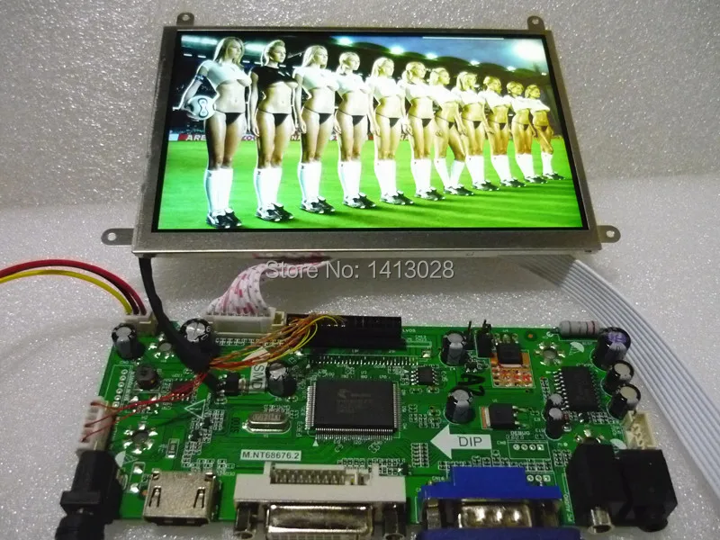 Billig HDMI + DVI + VGA + Audio LCD Fahrer Board + 5,6 Inch HV056WX2-100 1280*800 + Lvds-kabel + Led-treiber Bord + OSD Tastatur + Remote Controlle
