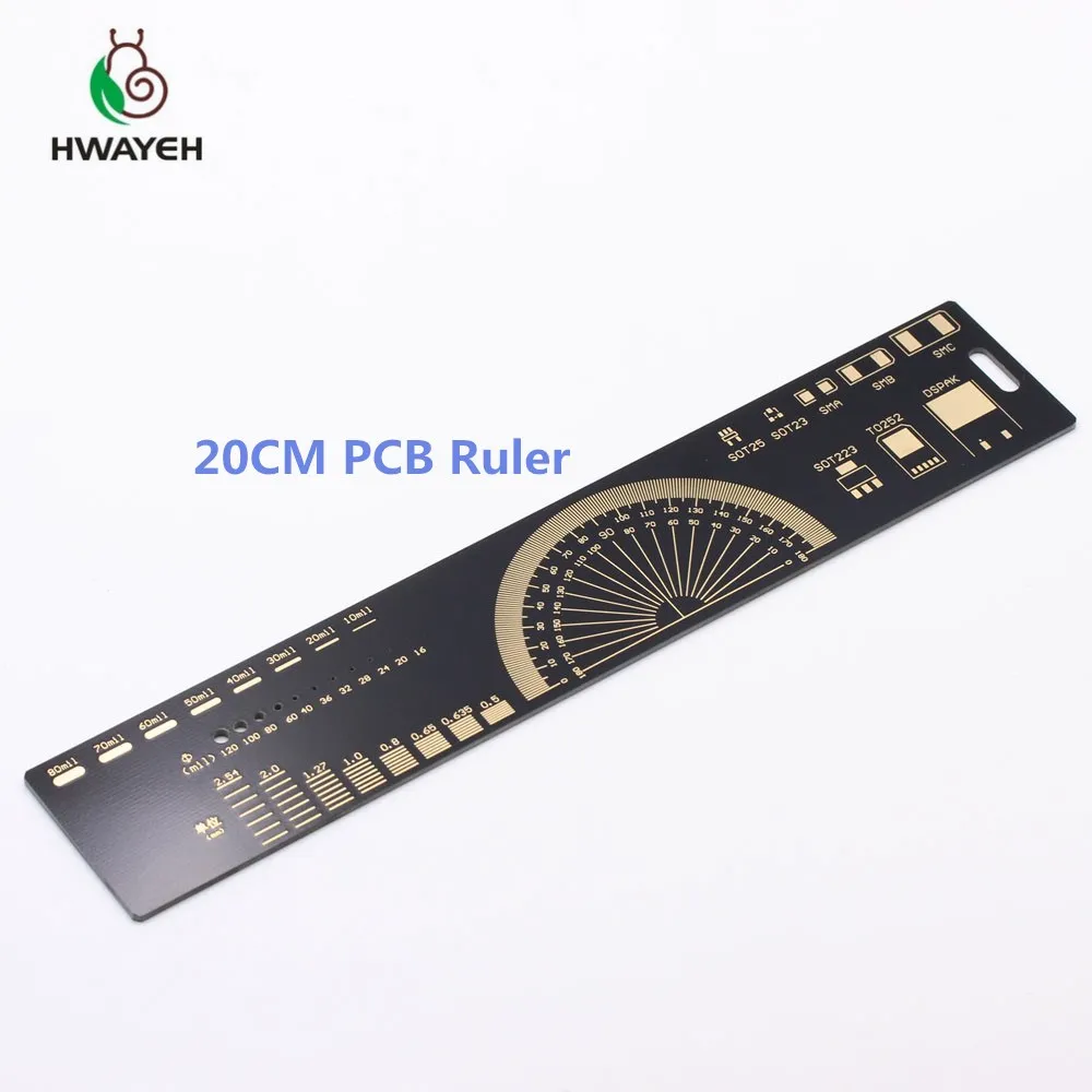 Многофункциональная линейка PCB 15 см 20 25 для электронных инженеров любителей Arduino