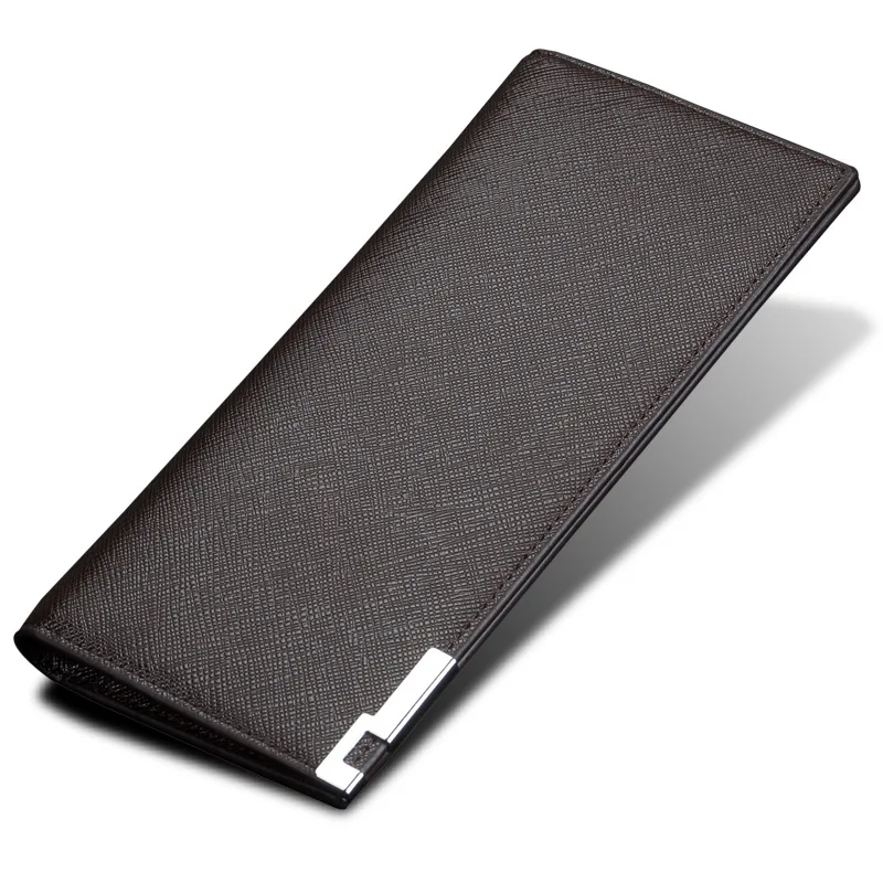 Baellerry 2018 Luxury Brand Long Men's Wallet Ultra-thin Soft Leather Business Multi-card Purses Male Carteira Masculina | Багаж и