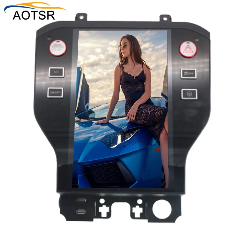 Автомобильный мультимедийный DVD плеер Tesla style большой экран 11 8 дюйма Android головное