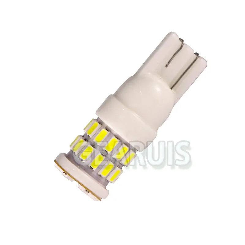 10 шт. T10 W5W LED Керамический 30 smd 3014 Led 360 Угол освещения 168 194 автомобильный