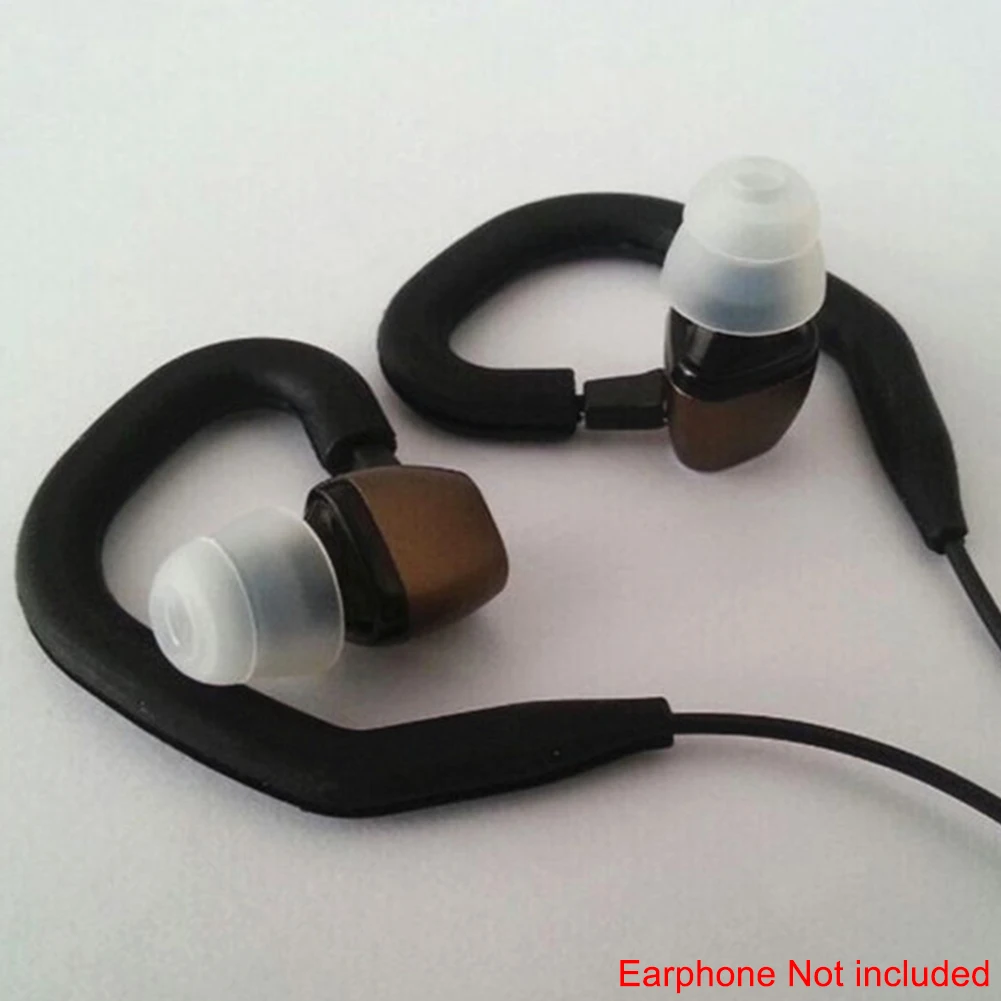 1 пара вешалка ушной крючок силиконовый зажим держатель петля Спортивная bluetooth