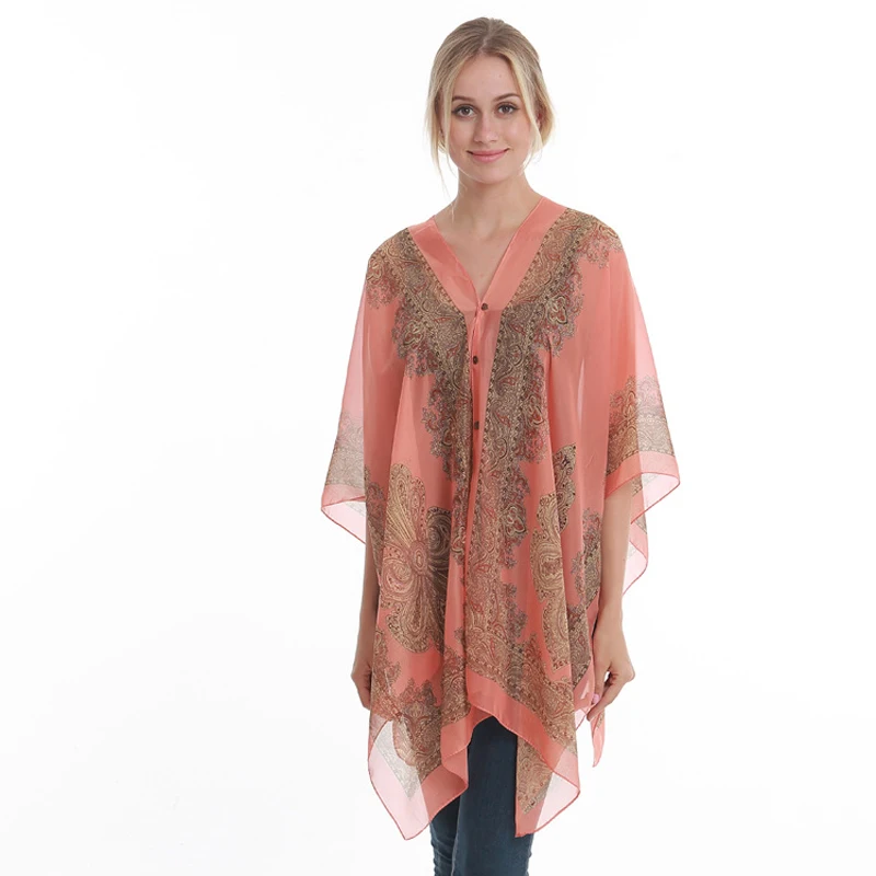 

2018 новый летний женский сменный шарф Многофункциональный волшебный шифоновый платок пляжная Солнцезащитная шаль шарф Бикини накидка шарф...