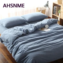 AHSNME 100% хлопковое постельное белье супер мягкое летнее
