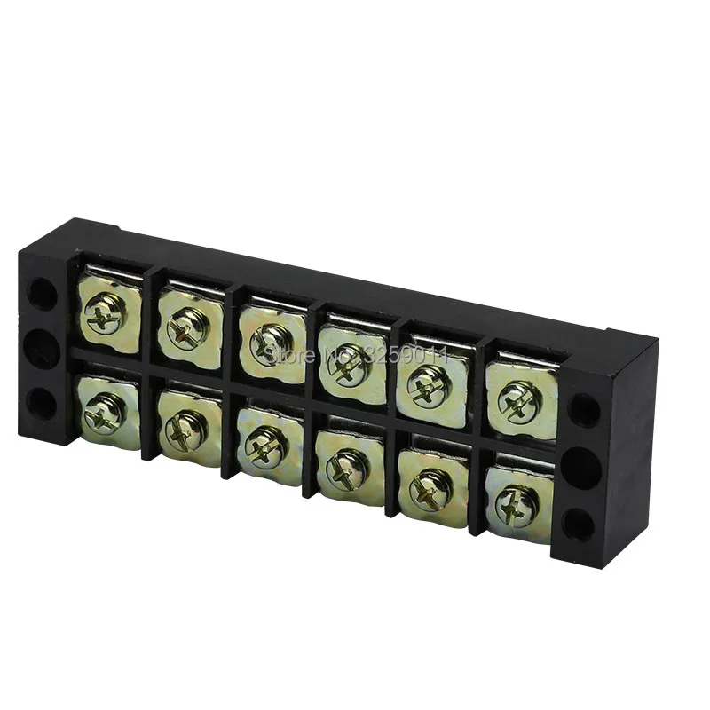 

20 шт., двухрядные клеммные колодки TB-4506 TB45A6P Suyep, 600 В, 45 А