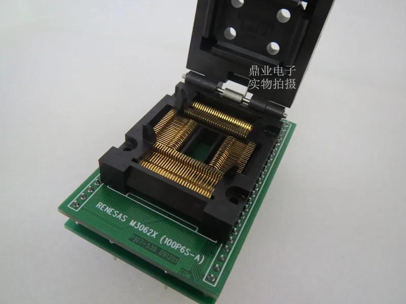 Раскладушка 100% новый и оригинальный NO.TA012-B006/PQFP100/QFP100 IC адаптер для горения