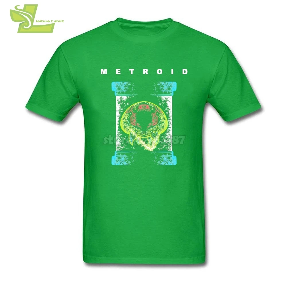 Супер Metroid Zebes веселые футболки для взрослых круглый вырез горловины с короткими