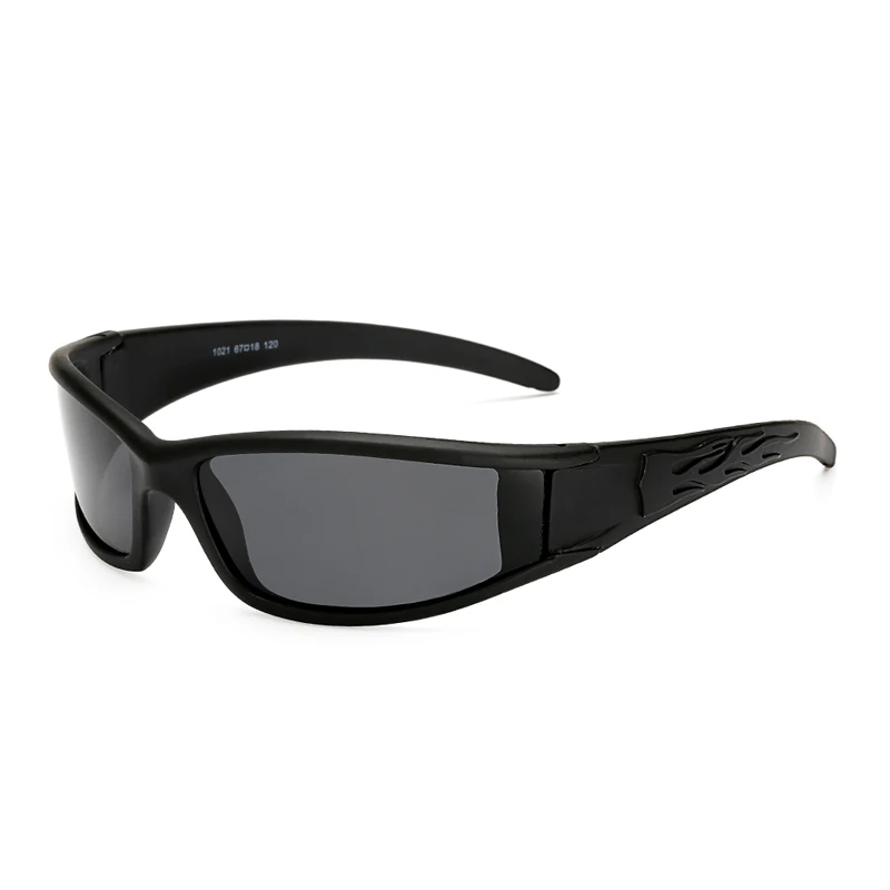 Grey Lens Мужские поляризованные солнцезащитные очки маленького размера, женские солнцезащитные очки для ночного вождения, мужские солнцезащитные очки, зеркальные Светоотражающие черные очки UV400 - Цвет линз: Grey Lens