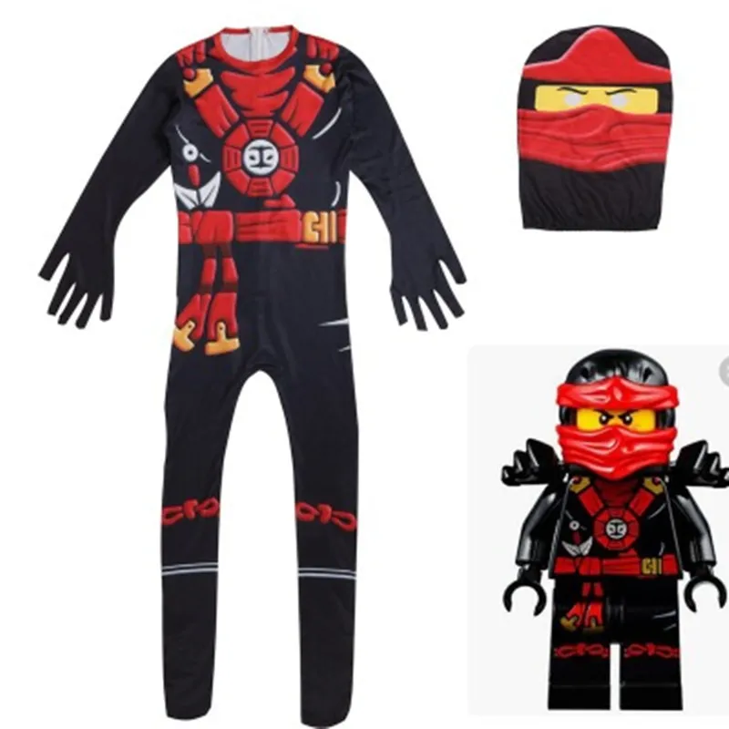 Ninjago игровой Косплей мальчиков/девочек Нарядный костюм комиксы карнавал