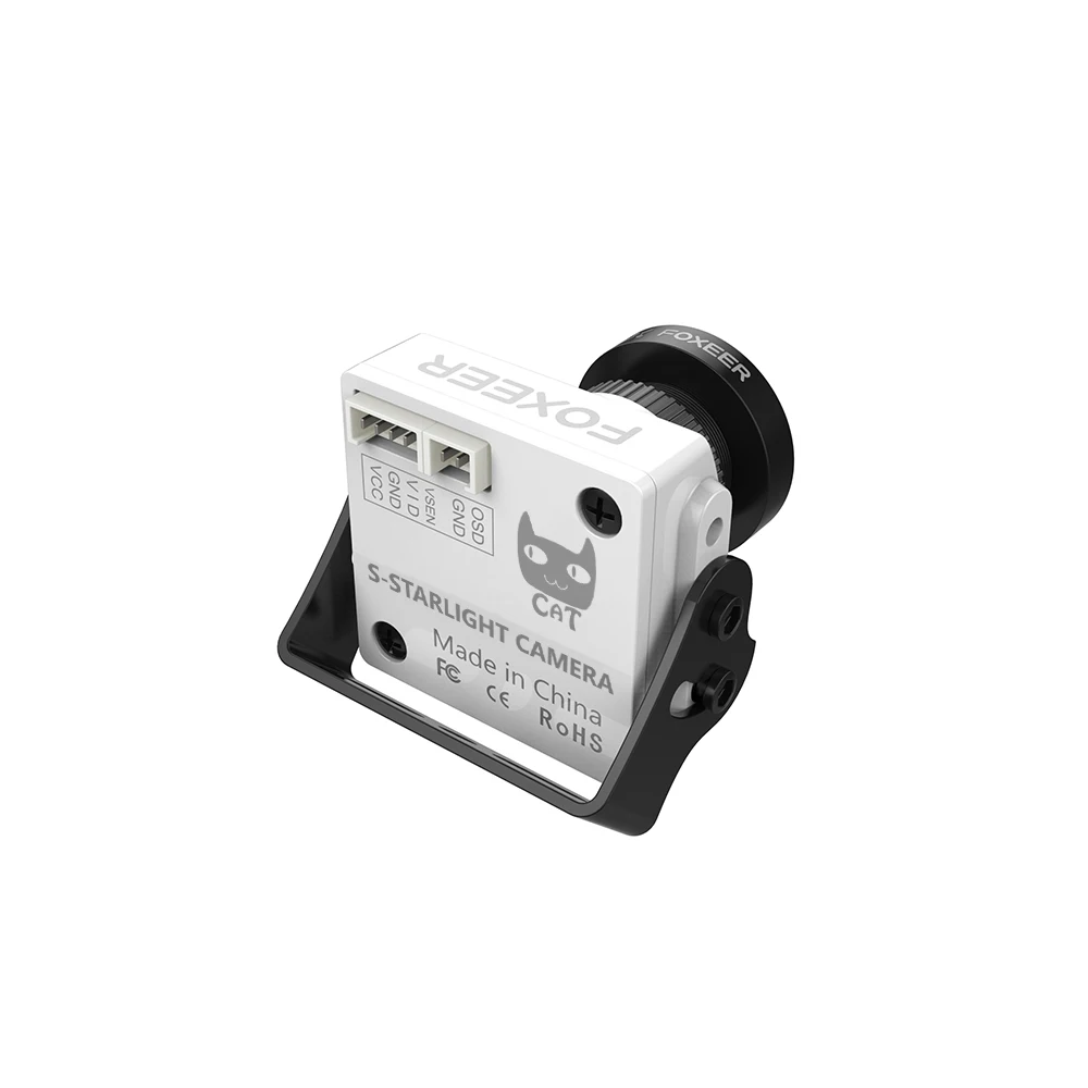 Новый Foxeer кошка ночной полет FPV камера Супер звездный свет 0.0001lux низкая задержка