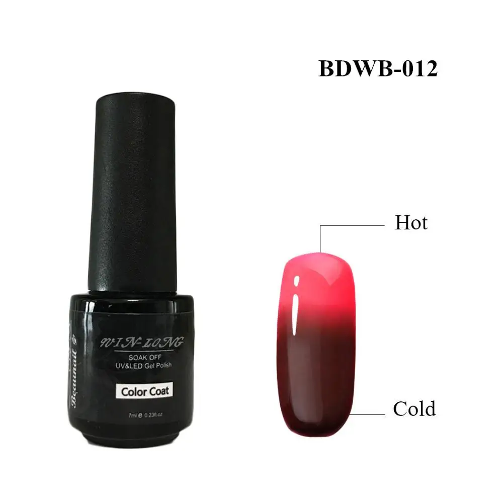 Температура изменить лак для ногтей UV светодиодный Gellak Soak Off Gelpolish Vernis полу