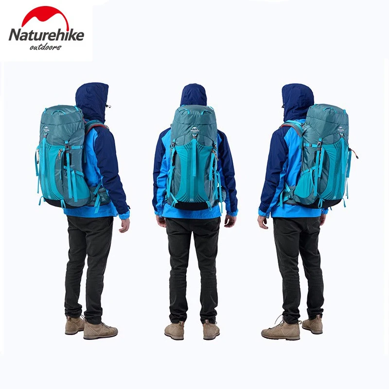 Naturehike унисекс большой ёмкость открытый спортивный рюкзак дышащий путешествия, треккинг NH16Y020-Q/NH16Y065-Q