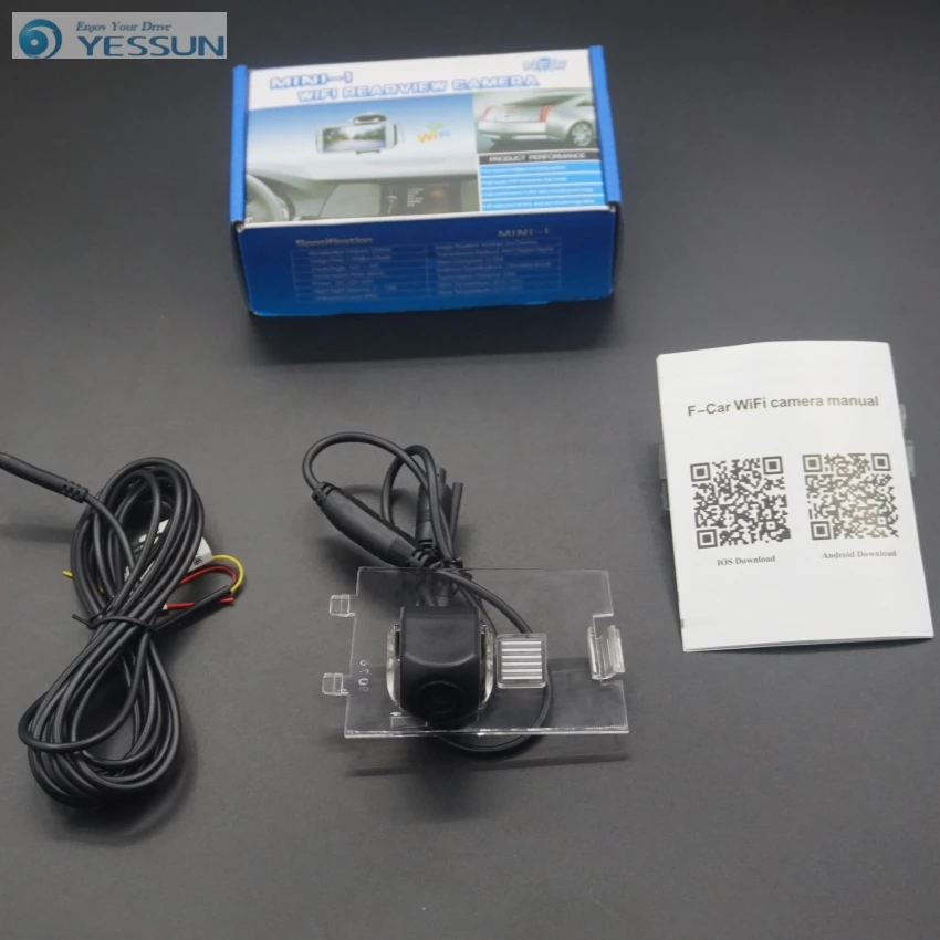 Камера заднего вида YESSUN Wi-Fi для Dodge Caliber 2007 ~ 2012 5D CCD HD беспроводная камера ночного