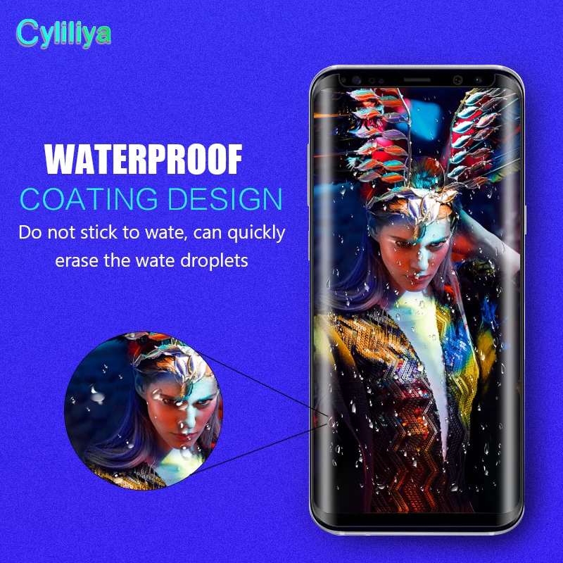 1 шт. закаленное стекло для защиты экрана Samsung Galaxy S9 S8 Plus 3D изогнутая пленка