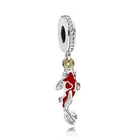 Btuamb новые модные подвески серебряного цвета-рыбки бусины подходят для брендовых браслетов ожерелий для женщин DIY маркировочные бижутерия ювелирные изделия