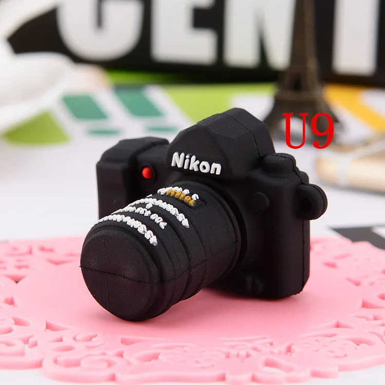 fashion Retail real 4GB/8GB/16GB/32GB/64GB USB 2.0 flash drive 512GB pen 128GB memory stick cartoon camera 6M/S | Компьютеры и офис