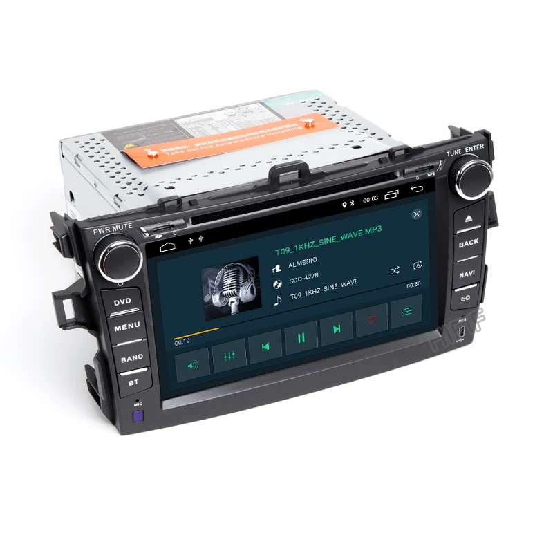 Автомагнитола 2 Din 8 дюймов Android 10 для Toyota Corolla 2007 2011|Автомагнитолы| |