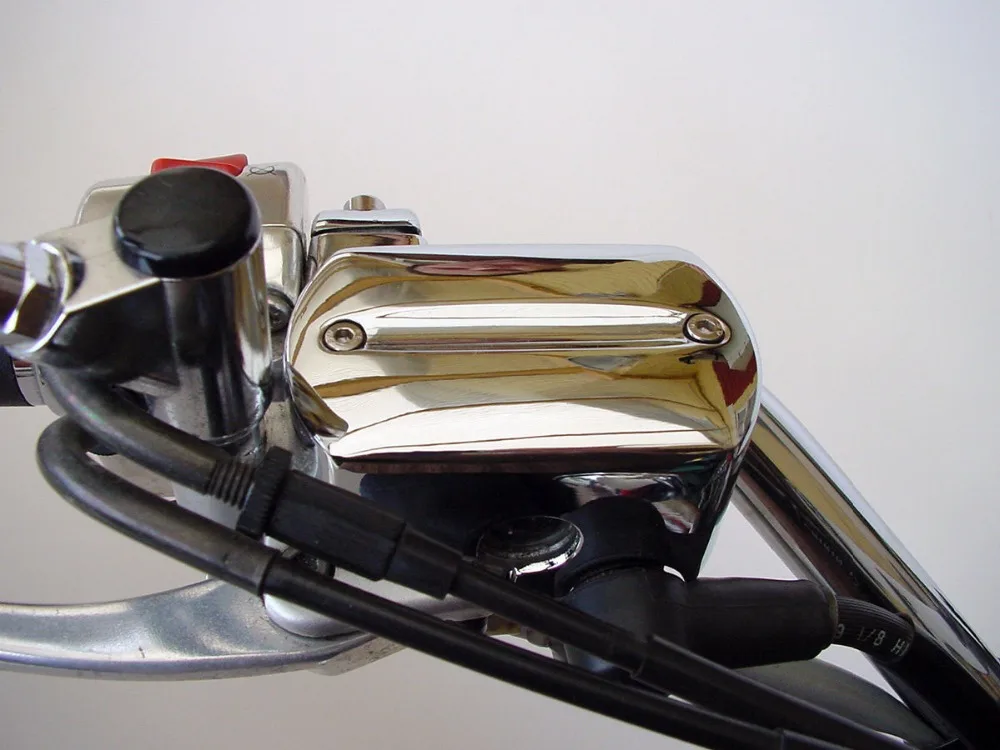 Хромированная крышка главного тормозного цилиндра мотоцикла для Yamaha V Star XVS 650