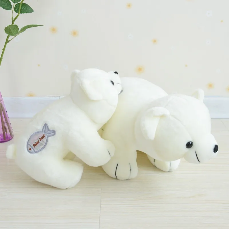 

lovely white bear 30 cm plush toy ,,Christmas gift dy55