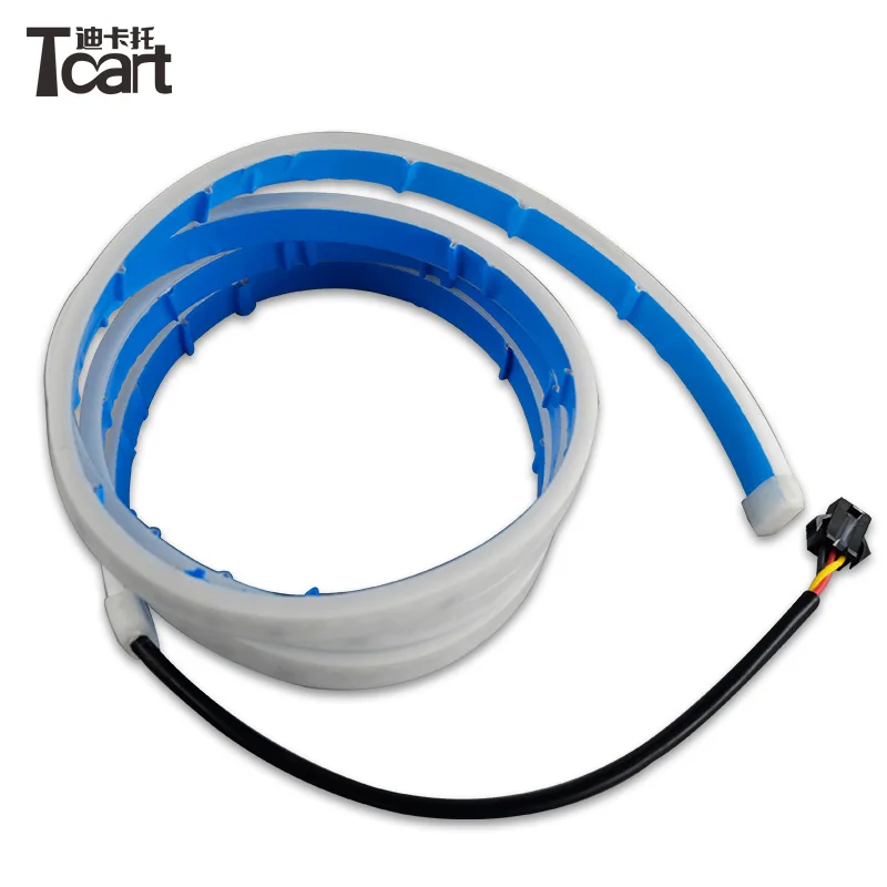 Tcart 1 Набор ледяной синий + красный авто светодиодный поток Тип фары аксессуары
