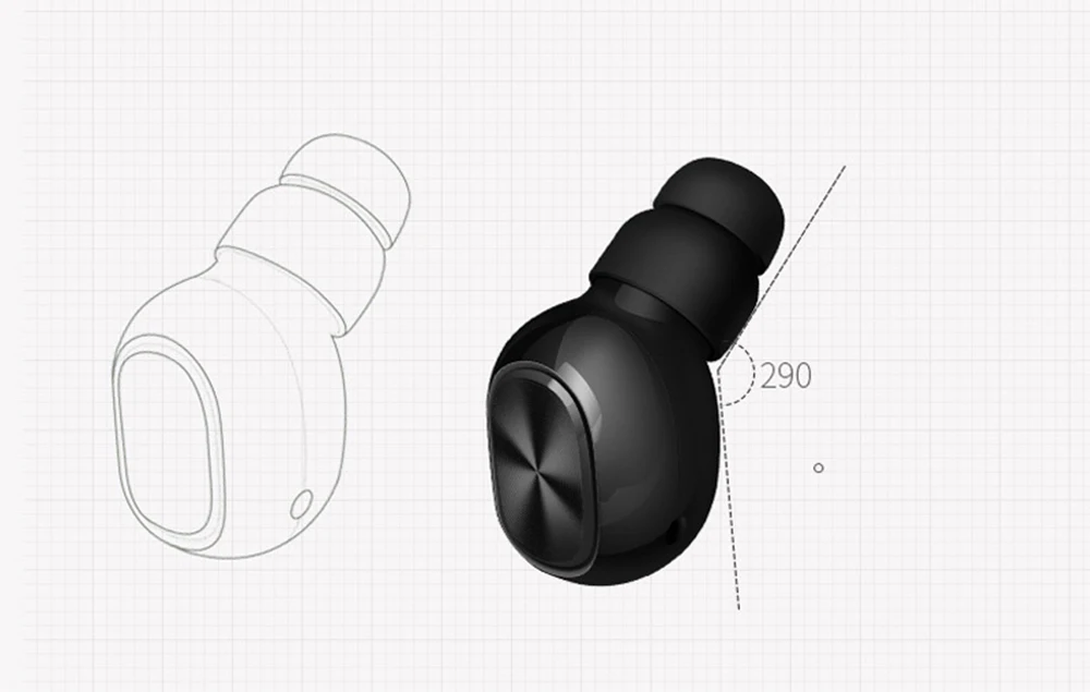 LYMOC Q1 монитор Мини наушники Bluetooth беспроводные наушники невидимые наушники-вкладыши HD микрофон Handfree для iPhone XiaoMi samsung