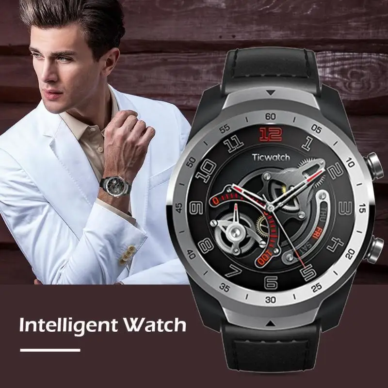 Xiaomi Ticwatch Pro NFC оплата Bluetooth Smartwatch IP68 фитнес-трекинг gps трекер пульсометр счетчик шагов калорий