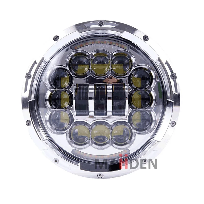 7-дюймовый светодиодный прожектор для Land Rover Defender 90/110 7 &quotH4 Plug &amp Play круглая фара