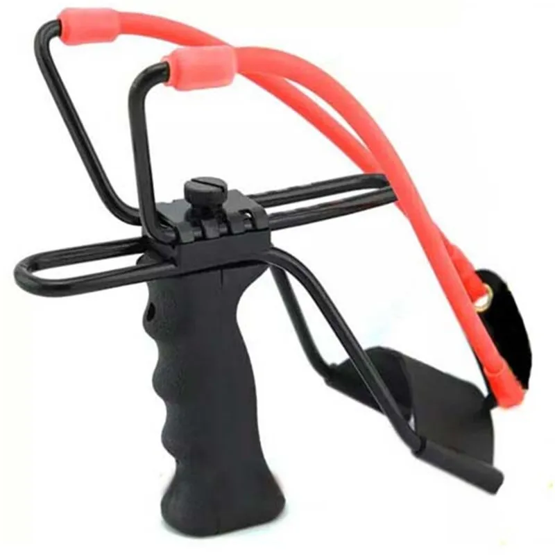 

Powerful Thunderstorm Stainless Steel Slingshot Catapult Hunter Wrist Support Sling Shot Outdoor Hunting