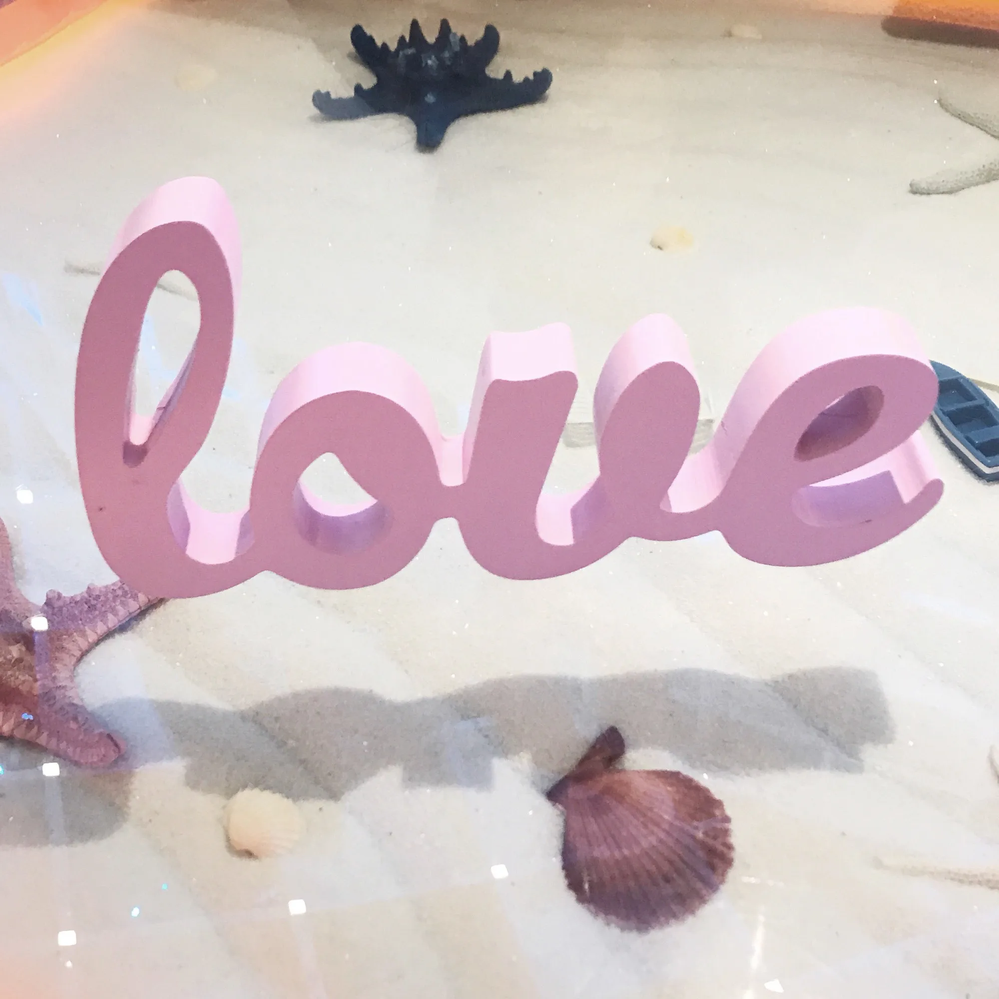 Nordic Style Pink Desktop Letter Small Ornaments Home Wedding Decoration Crafts Sign Props Decorative Wood Letters | Дом и сад