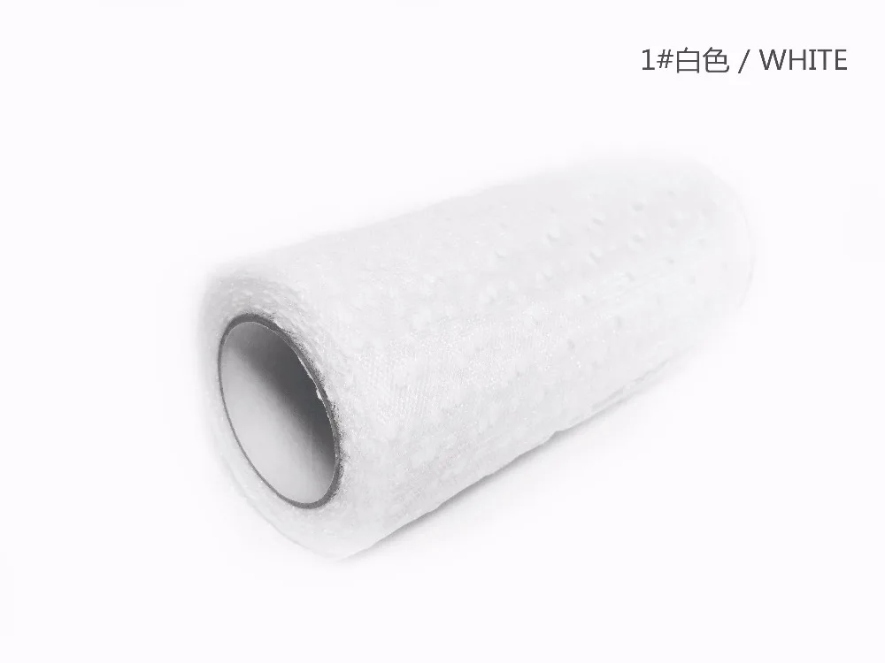 HAOCHU 15cm * 20Y Tulle Roll with Write Dot for Decorative Wedding Birthday Party Supplies TUTU Skirt Gift Box Package 19 Color | Дом и сад