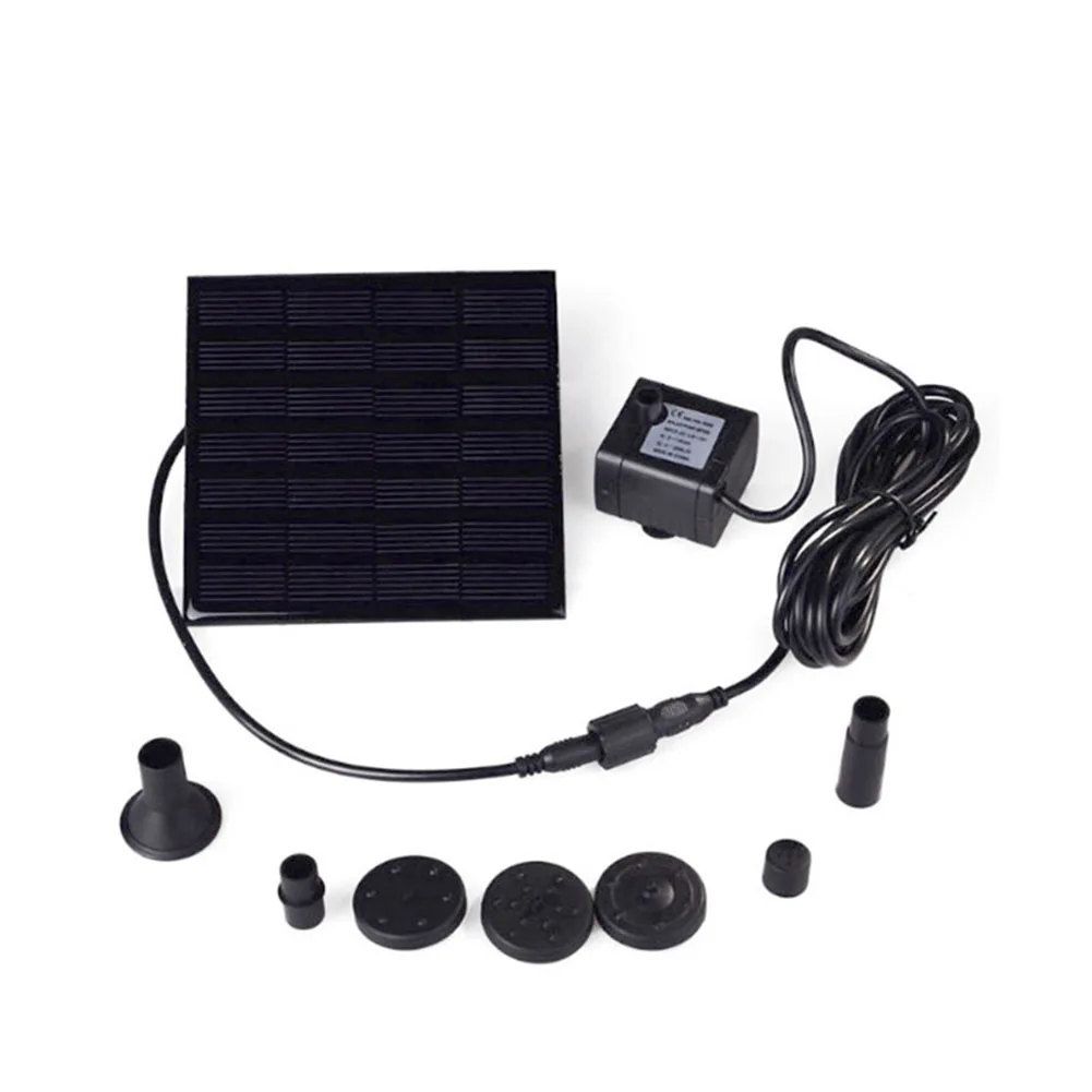 Панель солнечной энергии Водяной насос бассейн Пруд аквариум Фонтан Пейзаж