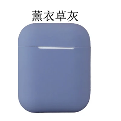 Чехол Airpods 1 2 Чехол Airpods для наушников TPU силиконовый чехол силиконовый материал Новинка - Цвет: Бордовый