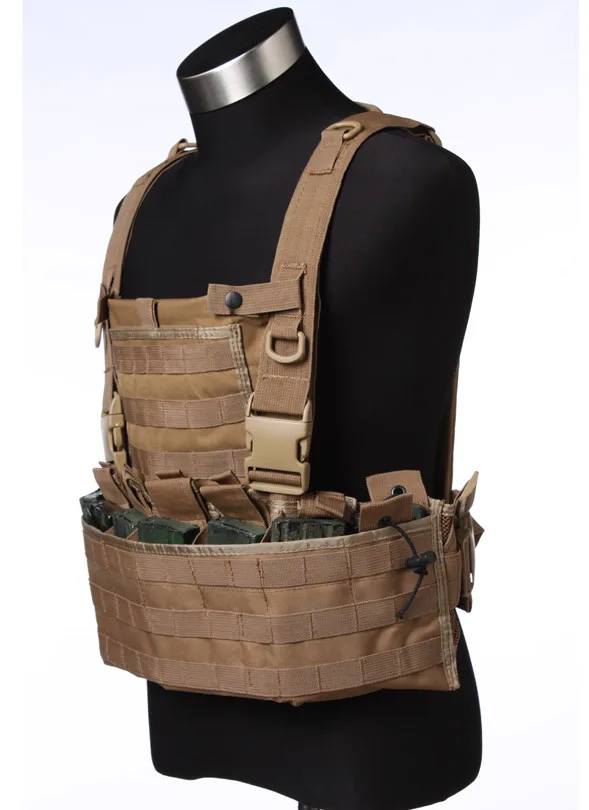 USMC Tactical Molle Combat Vest Tan Clip vest Free shipping | Дом и сад