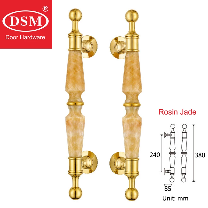 Элегантный канифоль нефритовый мрамор тянуть ручки входные дверные для всех