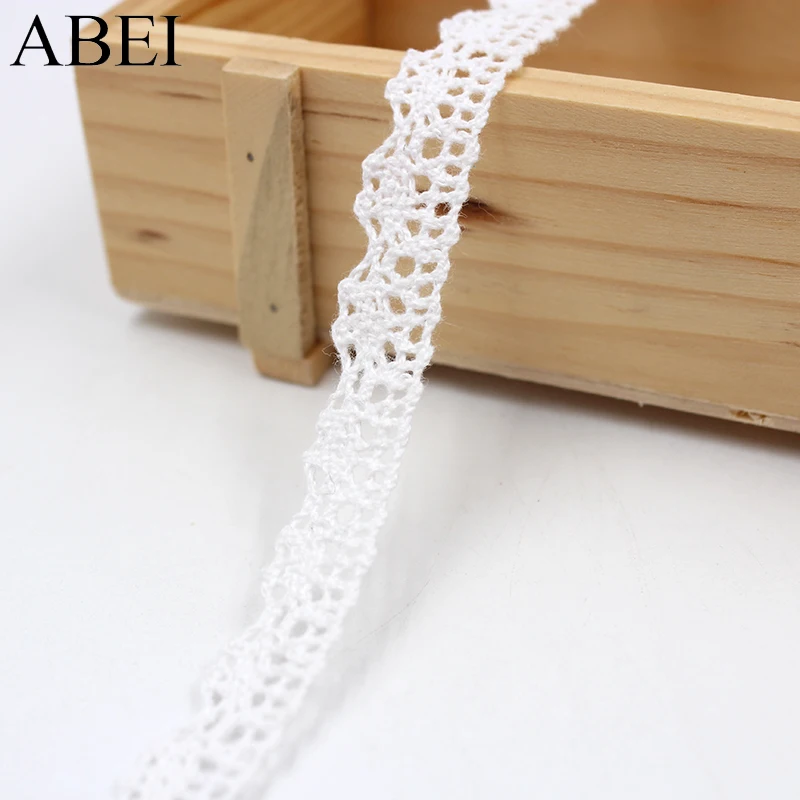 10 ярдов/партия хлопковая кружевная лента 100% хлопок|cotton lace ribbon|cotton trimlace ribbon |