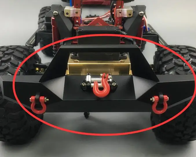 Новая лебедка шасси бампер для axial Cherokee AX90046 90047 RC SCX10 Rock Cralwer грузовик 1/10 TRX4 T4 hRAXXAS D110 BRONCO RANGER