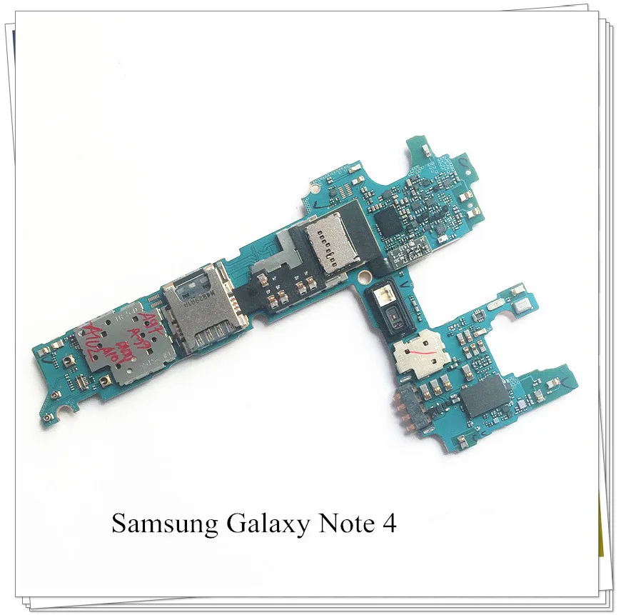 Европейская разблокированная 32 Гб оригинальная материнская плата для samsung Galaxy Note