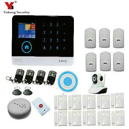YoBang Security 3G WCDMA/CDMA WIFI GPRS система охранной сигнализации для дома и офиса с