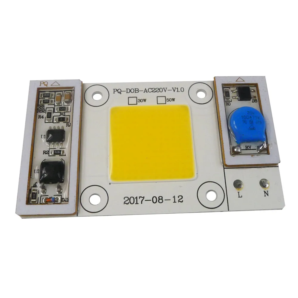 50 Вт COB LED белый/220 нм полный спектр в Smart IC для прожектора|led full spectrum cob|led 50w cobled cob |
