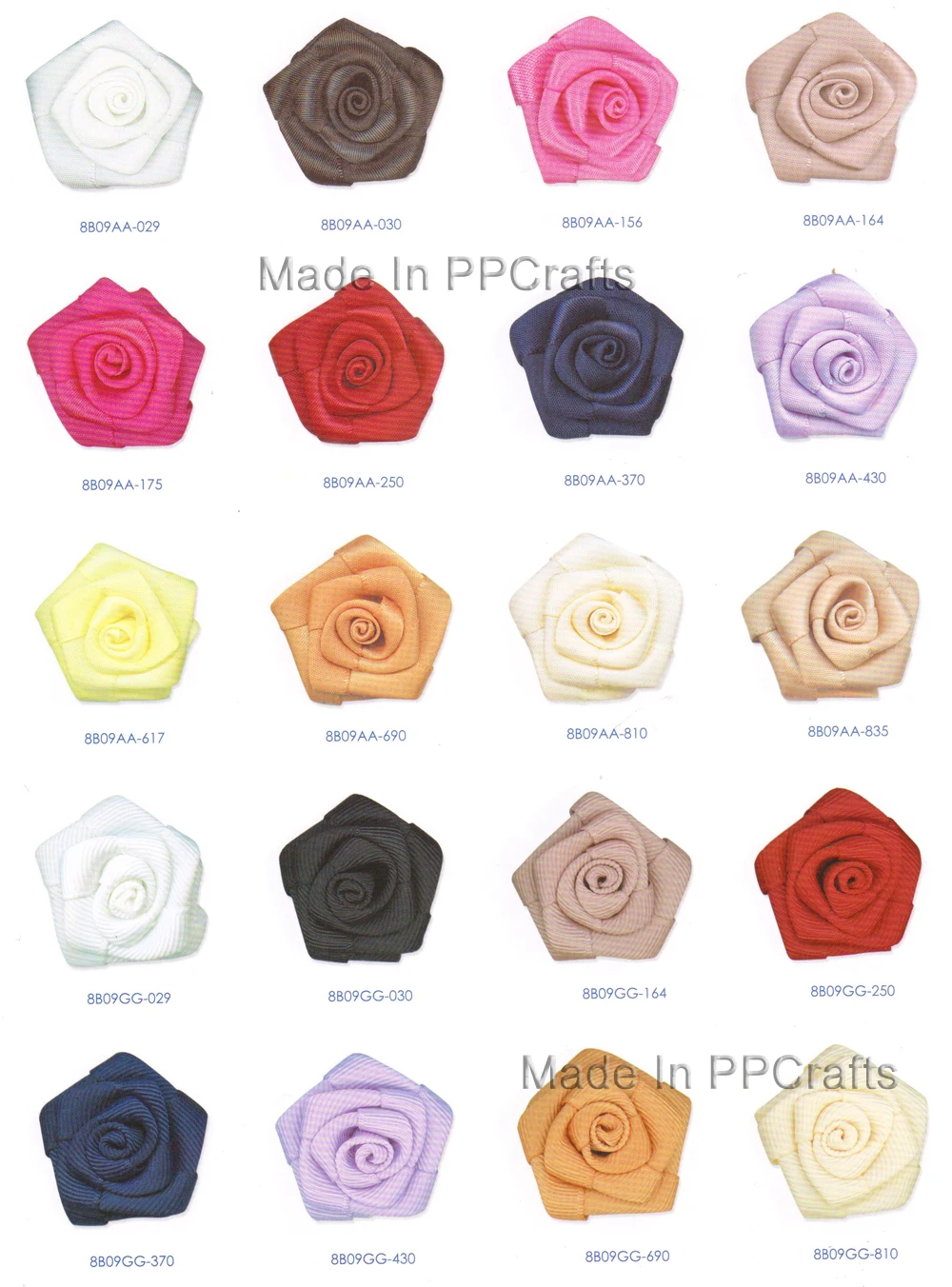 32MM &quot Satin/ Plain/Grosgrain Ribbon RoseFlower For Cloth Wedding Hairbow DIY Crafts Toy 100pcs Free Shipping | Дом и сад
