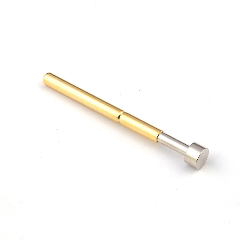 

DIY P156-G2 Series Probe Copper Nickel Plated Spring Probe Outer Diameter 2.36mm Test Thimble 100 / Pack Spring Test Probe