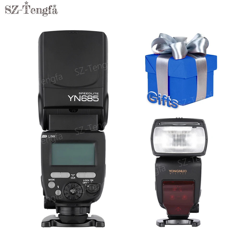 Беспроводная вспышка YONGNUO YN685C TTL HSS Speedlite 1/8000s 2 4G для Canon YN622 YN560IV YN560 TX RF605 RF603 II speedlite