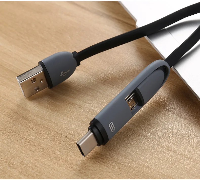 2в1 2A кабель для быстрой зарядки Micro USB + типа C Xiaomi mi 8 A1 6 6X Mix 2 S 5S Plus Redmi 4X 5a| |