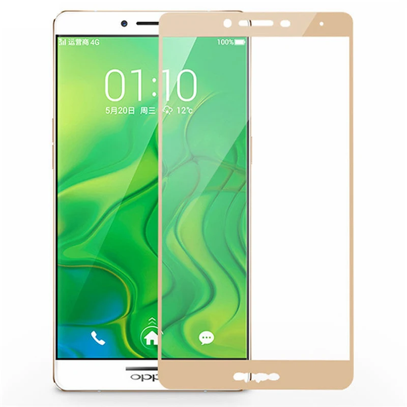 2 шт. 3D закаленное стекло для OPPO R7 R7S полное покрытие экрана Защитная пленка